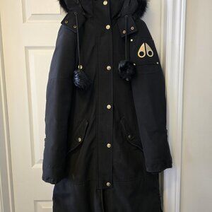 Moose Knuckles Winter Parka - Medium Black